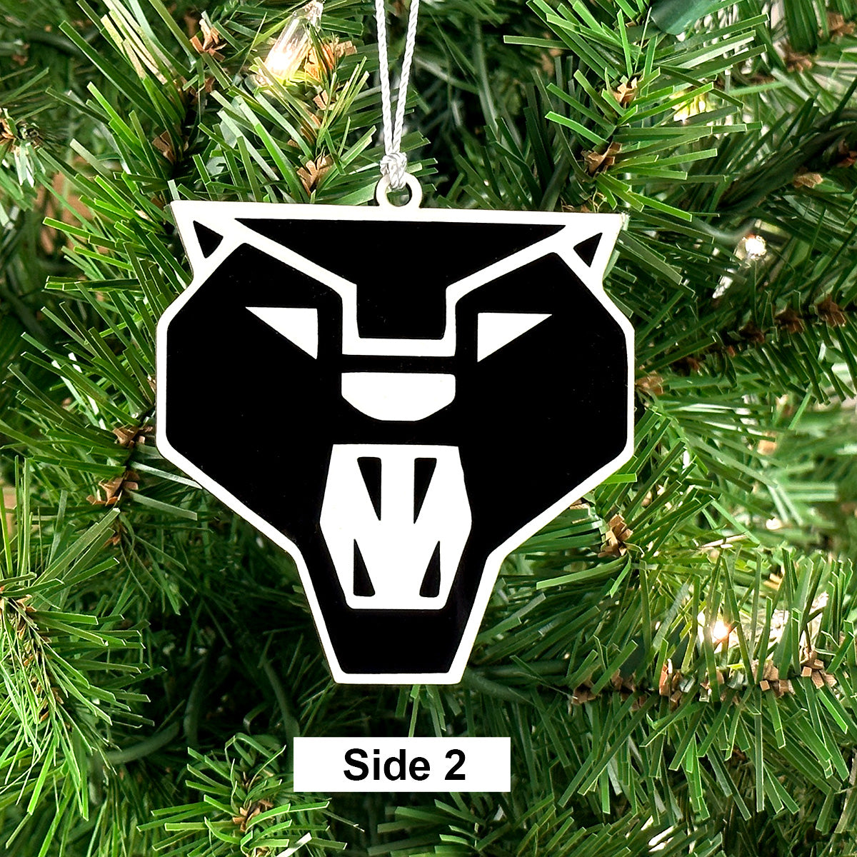Dalton Catamount B&W Logo Ornament