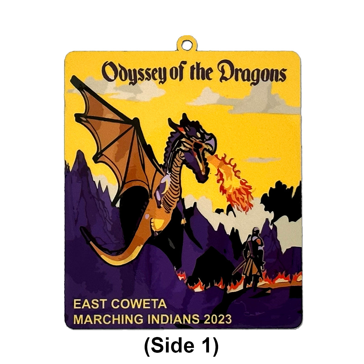 East Coweta Marching Band Show Ornament 2023 - Odyssey of the Dragons