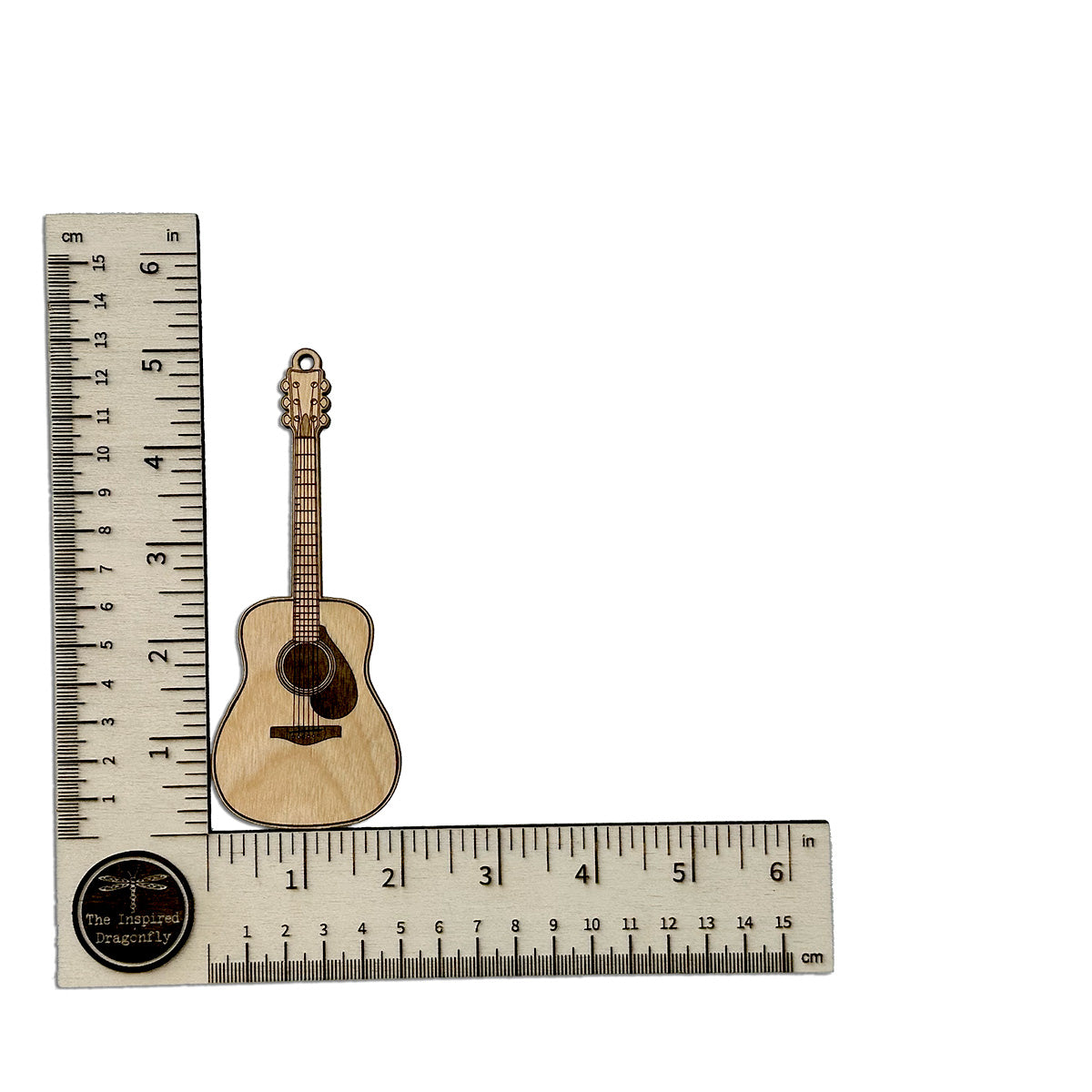 Acoustic Guitar 1 Engraved Wood Ornament