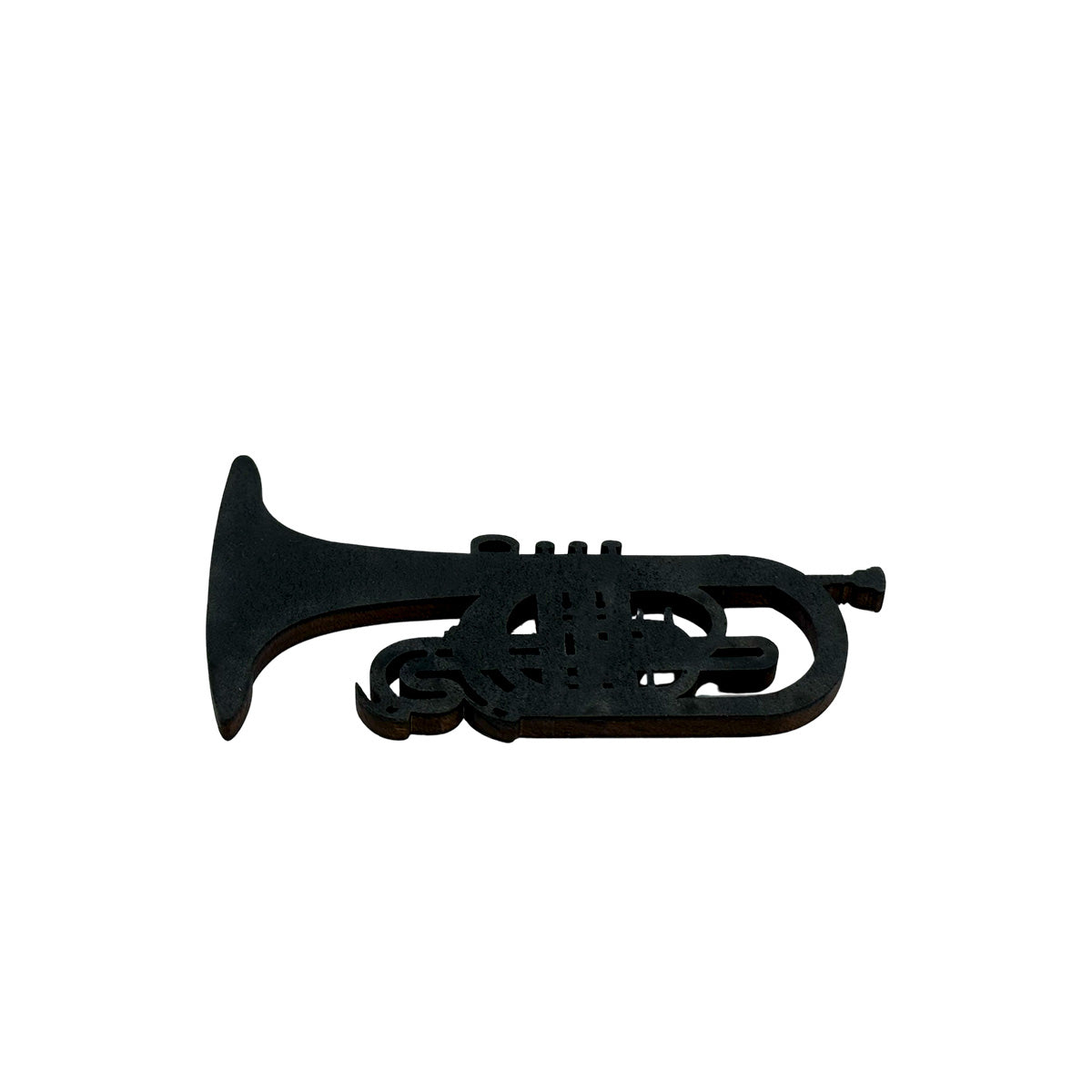 Mellophone Engraved Wood Ornament