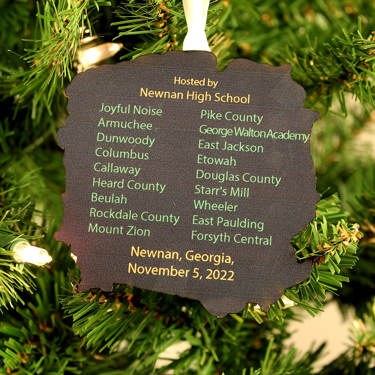 Newnan High School "Old South Invitational" 2022 Ornament