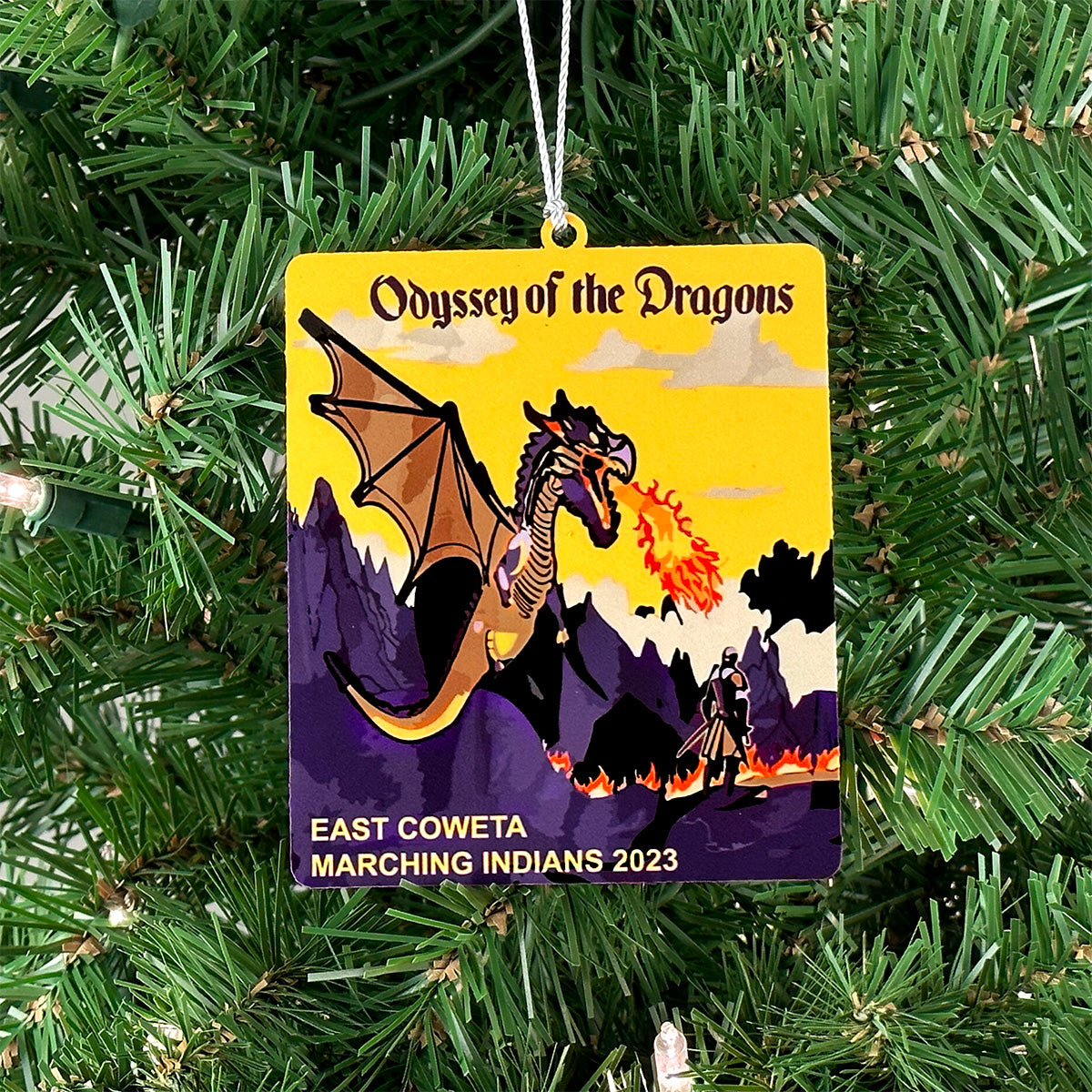 East Coweta "Odyssey of the Dragons" 2023 Ornament