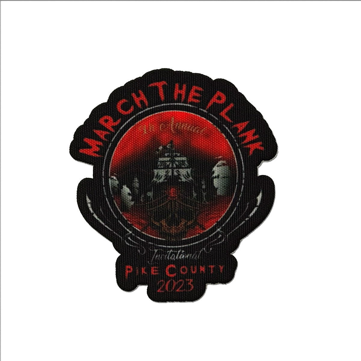 Pike County "March the Plank" 2023 Show Iron-on Patch. 