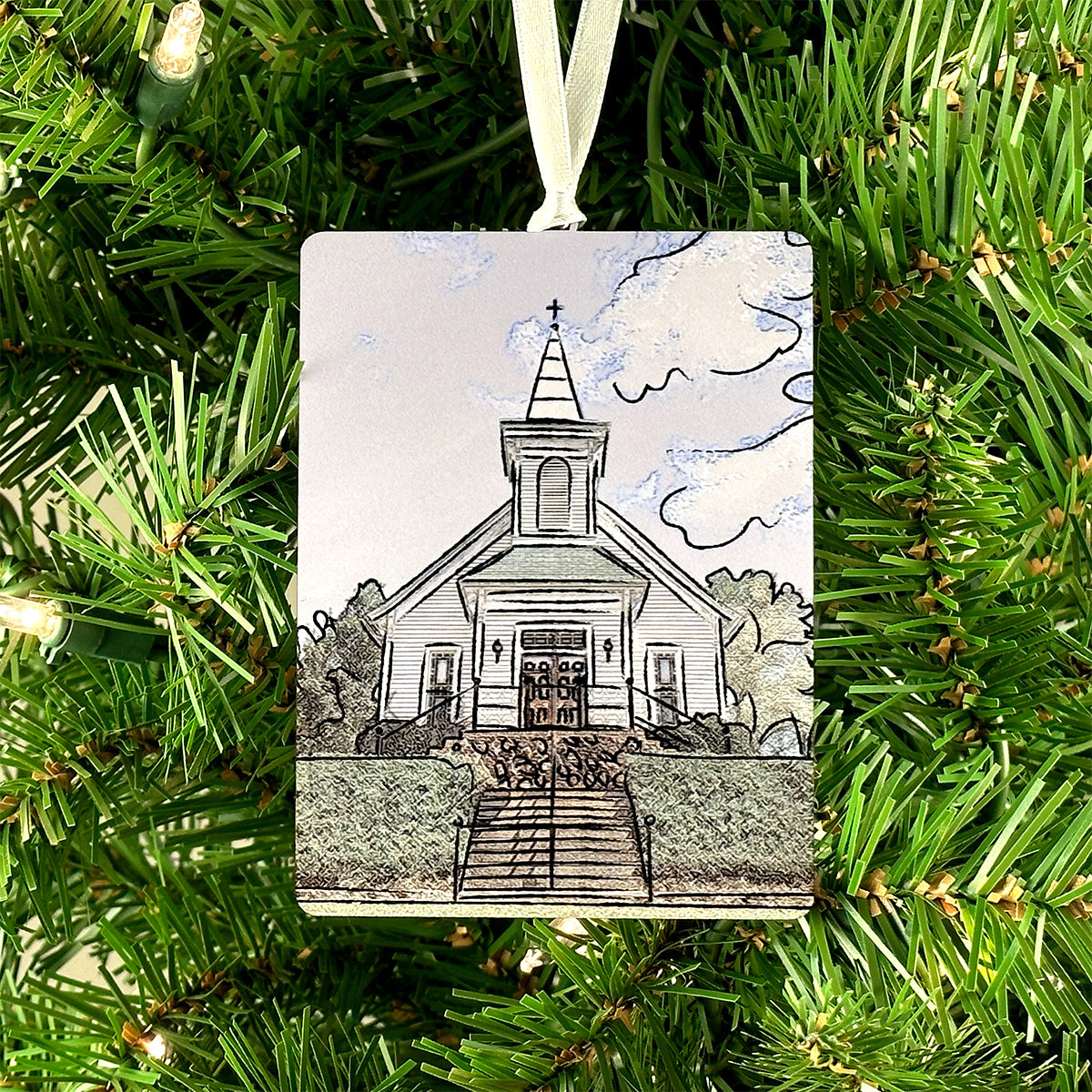 White Oak Presbyterian Church Ornament (Senoia, GA)