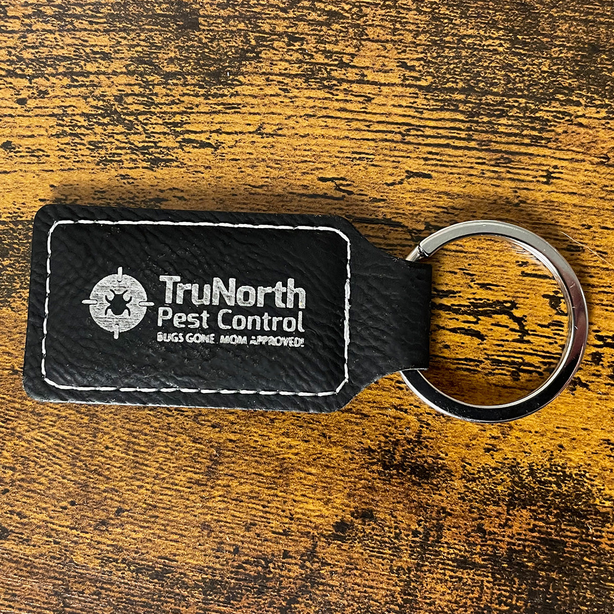 Personalized Leatherette Keychain (2.75" x 1.25")