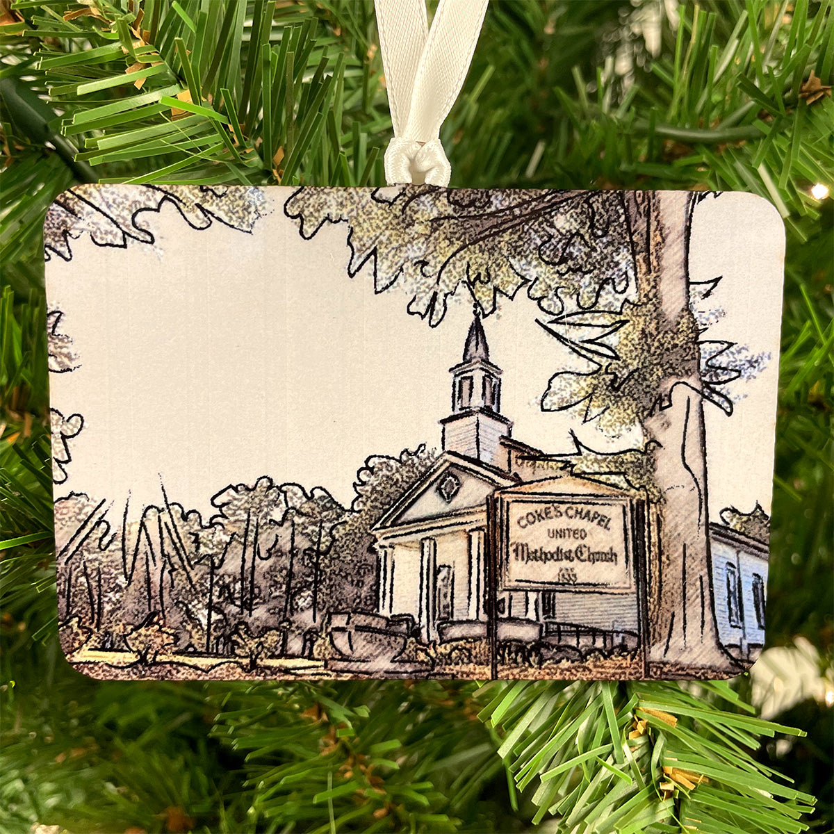 Cokes Chapel Ornament (Sharpsburg, GA)