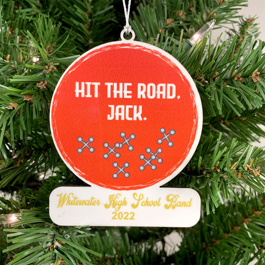 Whitewater High School "Hit the Road, Jack" Ornament